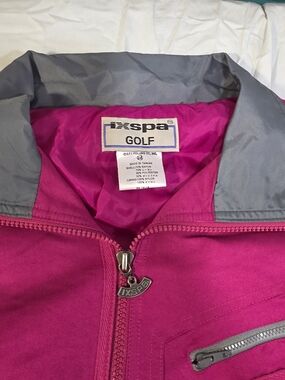 IXSspa Golf Spanish Bay Pebble Beach  Women's Magenta Windbreaker Jacket